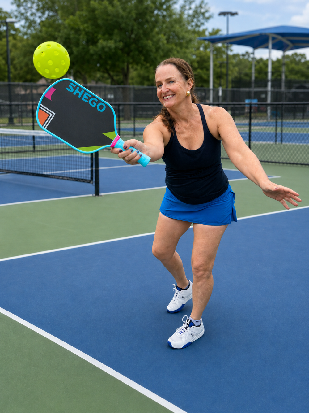 Player on court