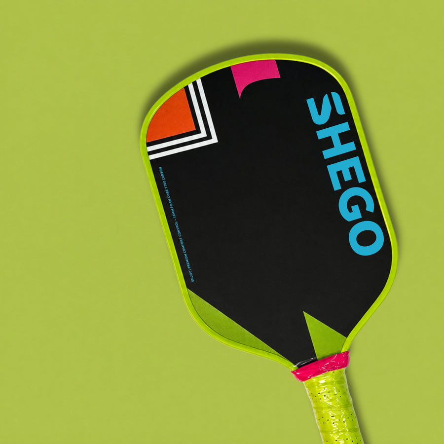 SHEGO Comfort Control Pickleball Paddle – Lime