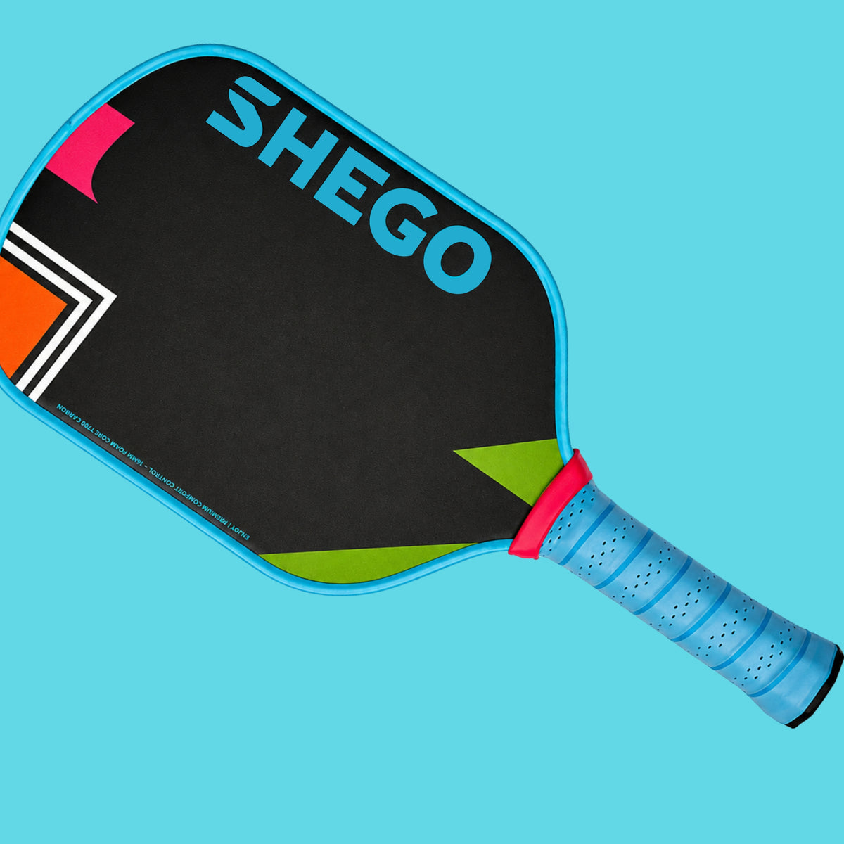 SHEGO Comfort Control Pickleball Paddle – Aqua