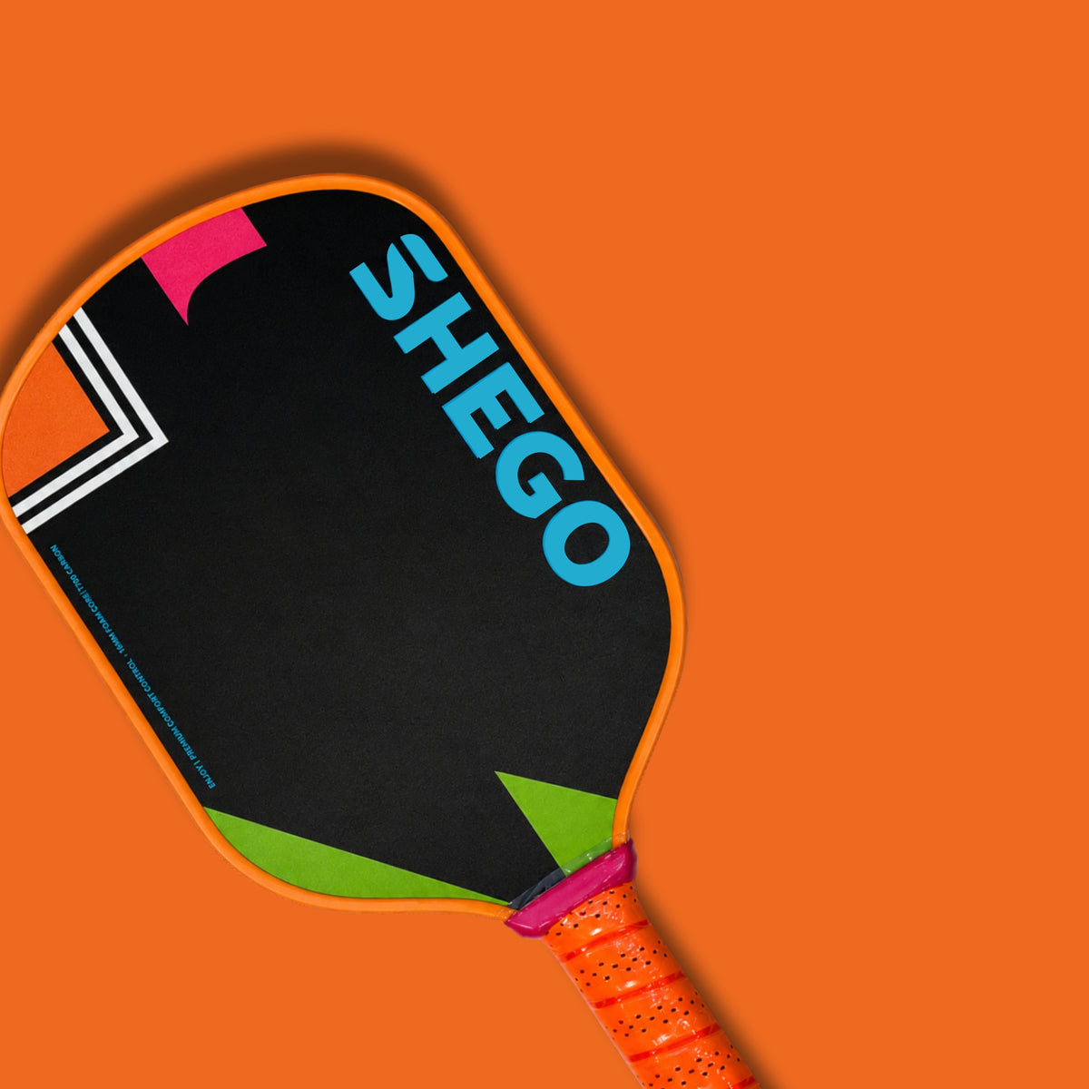 SHEGO Comfort Control Pickleball Paddle – Orange