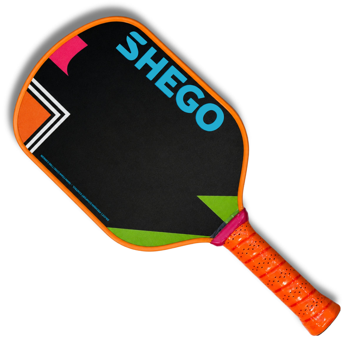 SHEGO Comfort Control Pickleball Paddle – Orange
