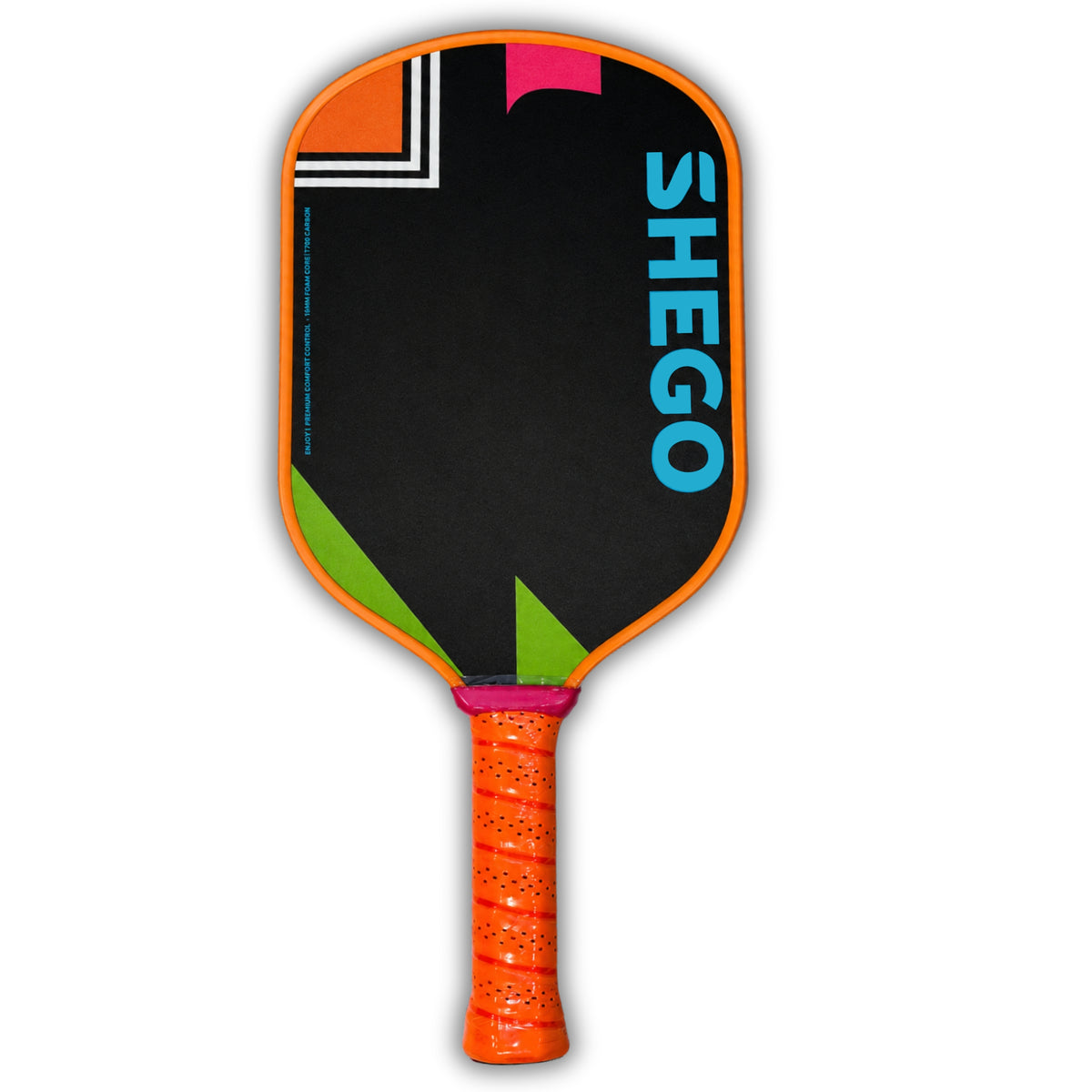 SHEGO Comfort Control Pickleball Paddle – Orange