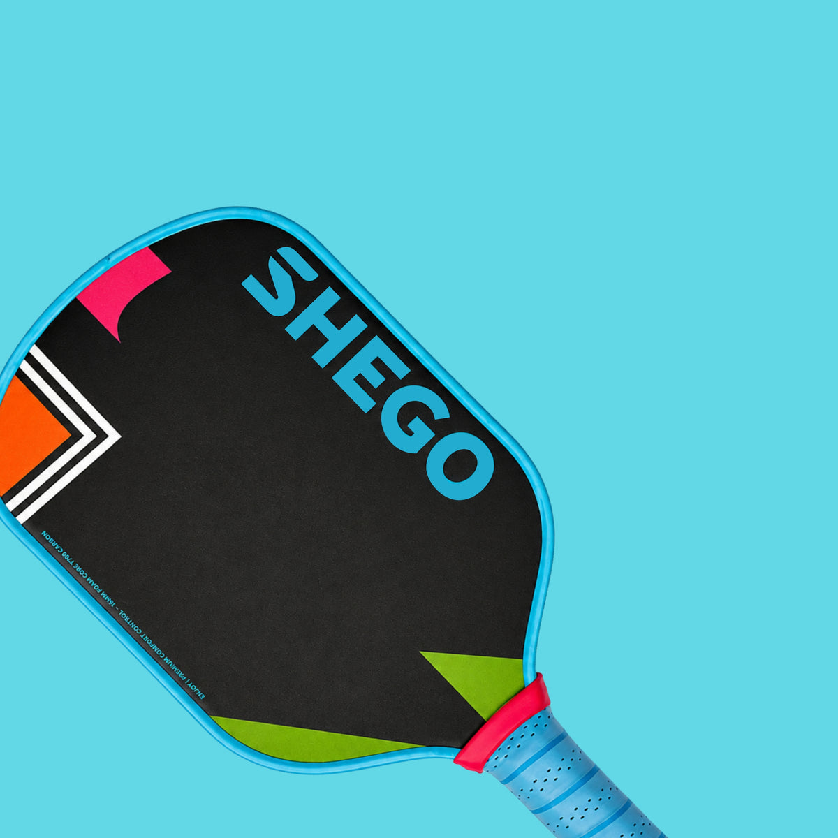 SHEGO Comfort Control Pickleball Paddle – Aqua