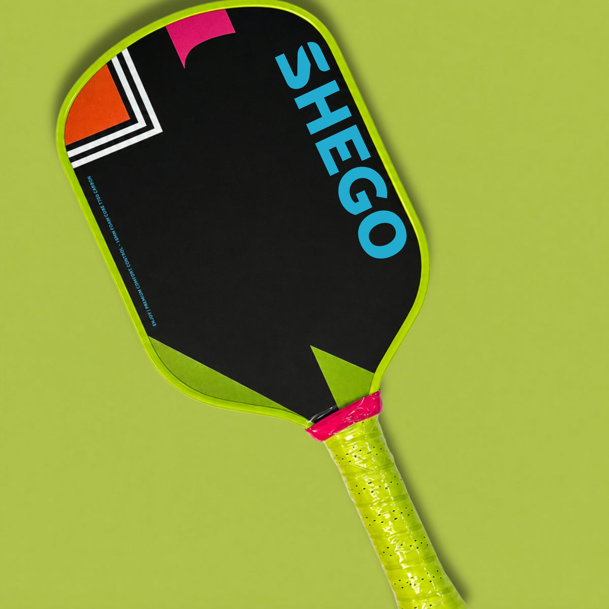 SHEGO Comfort Control Pickleball Paddle – Lime